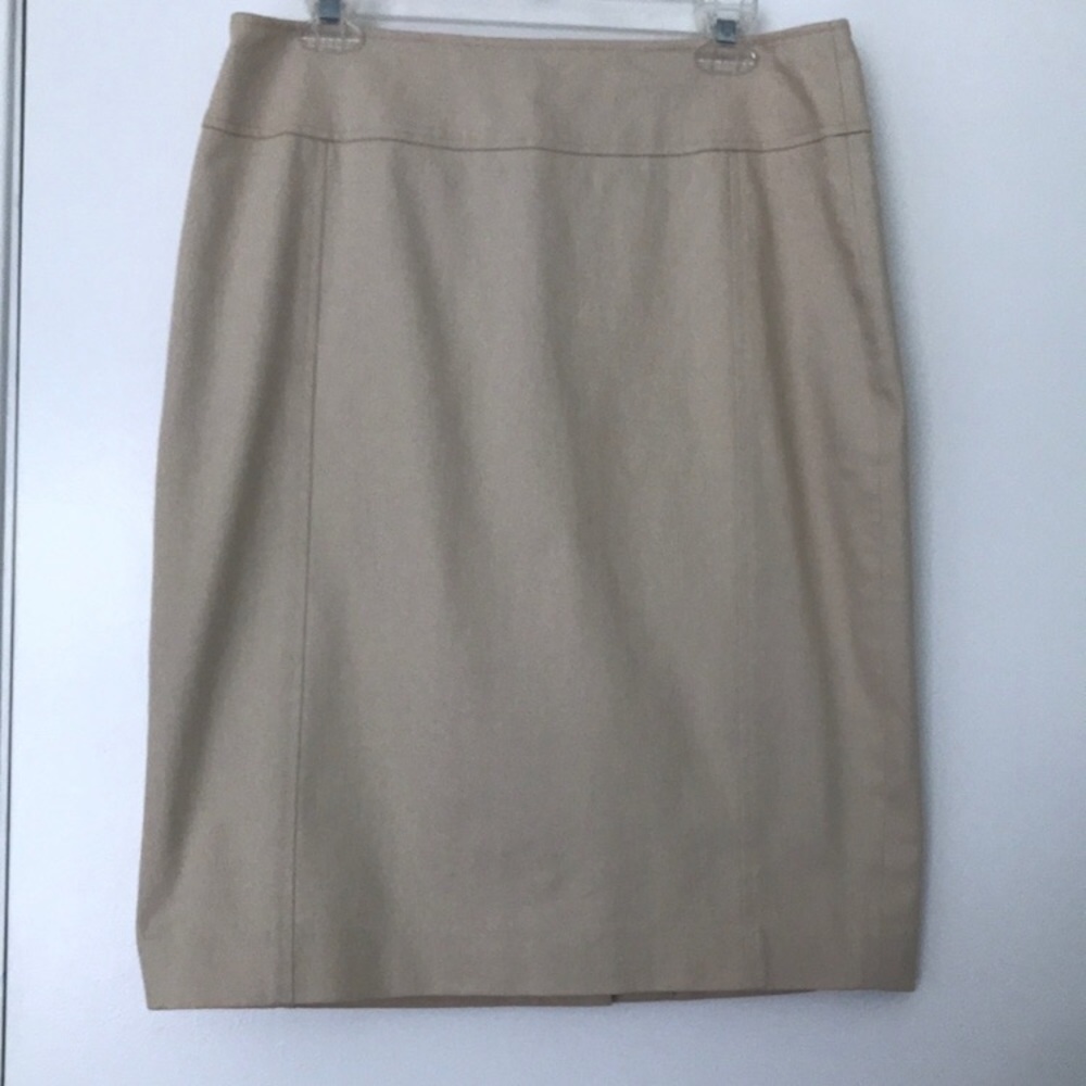 Premise Skirt from Nordstrom in Tan/Cream